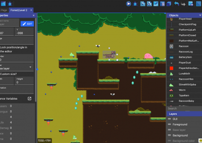 Game programming with GDevelop